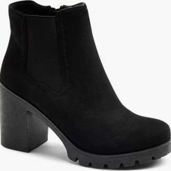 Graceland Zwarte Chelsea Boot Hak - Maat 42 -Dames-schoenen Verkoop 550x540 2