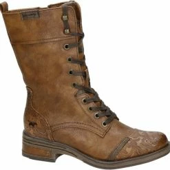 Mustang Dames Veterboot - Cognac - Maat 40 42 Mustang Dames Veterboot - Cognac - Maat 40 -Dames-schoenen Verkoop 550x542 7