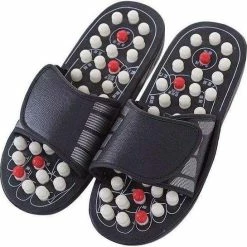 Massage Slippers Unisex Maat (42-43) - Voet Massage/Foot Massage - Acupunctuur Slipper - Gezondheidsslipper Dames/Heren - Acupunctuur - Zwart - BestMen® -Dames-schoenen Verkoop 550x545 3