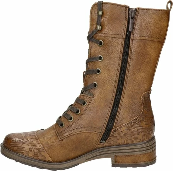 Mustang Dames Veterboot - Cognac - Maat 40 15 Mustang Dames Veterboot - Cognac - Maat 40 - Afbeelding 13