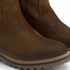 Travelin' Daneborg Hoge Dameslaarzen Winter - Wax Suede Leer - Wol Gevoerd - Cognac - Maat 41 -Dames-schoenen Verkoop 550x549 2