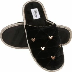 Mickey Disney Mouse - Zwarte Damespantoffels / Sloffen, Gewatteerd, Comfortabel / 38-39 9 Mickey Disney Mouse - Zwarte Damespantoffels / Sloffen, Gewatteerd, Comfortabel / 38-39 -Dames-schoenen Verkoop 550x549 4