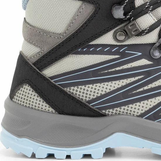 Travelin' Arosund - Hoge Dames Wandelschoenen - Waterdicht En Ademend - Lichgrijs/blauw - Maat 40 9 Travelin' Arosund - Hoge Dames Wandelschoenen - Waterdicht En Ademend - Lichgrijs/blauw - Maat 40 - Afbeelding 7