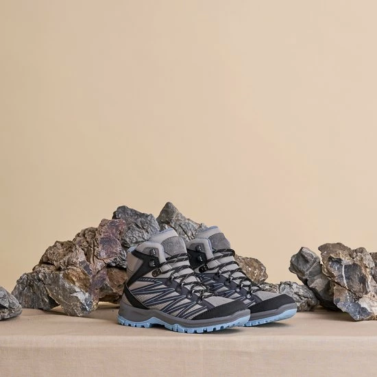 Travelin' Arosund - Hoge Dames Wandelschoenen - Waterdicht En Ademend - Lichgrijs/blauw - Maat 40 10 Travelin' Arosund - Hoge Dames Wandelschoenen - Waterdicht En Ademend - Lichgrijs/blauw - Maat 40 - Afbeelding 8