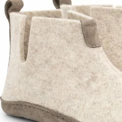 Travelin' Stay-Home Dames Hoge Sloffen - Wollen Pantoffels - Suede Zool - Zand Beige - Maat 38 -Dames-schoenen Verkoop 550x550 139