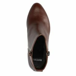 Manfield - Dames - Cognac Enkellaarsjes Met Hak - Maat 37 -Dames-schoenen Verkoop 550x550 162