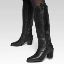 Ann Rocks Ann Rocks Laarzen Zwart Leer - Maat 37 -Dames-schoenen Verkoop 550x550 181