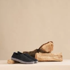 Travelin' In-Home Dames Sloffen - Wollen Pantoffels - Suede Zool - Grijs - Maat 40 -Dames-schoenen Verkoop 550x550 196