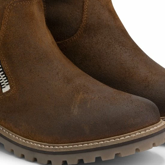 Travelin' Vartae Dames Enkellaarsjes - Winter Boots - Wax Suede Leer - Wol Gevoerd - Cognac - Maat 41 9 Travelin' Vartae Dames Enkellaarsjes - Winter Boots - Wax Suede Leer - Wol Gevoerd - Cognac - Maat 41 - Afbeelding 7