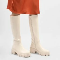 POSH By Poelman NORI Dames Hoge Laarzen - Crème - Maat 39 17 POSH By Poelman NORI Dames Hoge Laarzen - Crème - Maat 39 -Dames-schoenen Verkoop 550x550 219