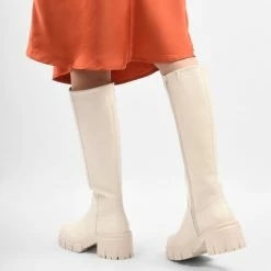 POSH By Poelman NORI Dames Hoge Laarzen - Crème - Maat 39 19 POSH By Poelman NORI Dames Hoge Laarzen - Crème - Maat 39 -Dames-schoenen Verkoop 550x550 220