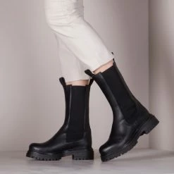 Cashott Vrouwen Leren Chelsea Boots / Laarzen / Damesschoenen 24204 - Zwart - Maat 38 25 Cashott Vrouwen Leren Chelsea Boots / Laarzen / Damesschoenen 24204 - Zwart - Maat 38 -Dames-schoenen Verkoop 550x550 244
