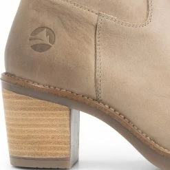 Travelin' Morlaix Dames Leren Enkellaarzen Met Hak - Nette Schoenen Vrouwen - Taupe Leer - Maat 39 -Dames-schoenen Verkoop 550x550 280