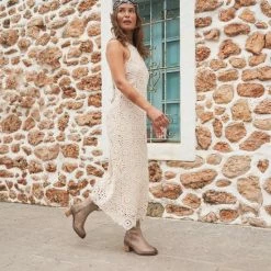 Travelin' Morlaix Dames Leren Enkellaarzen Met Hak - Nette Schoenen Vrouwen - Taupe Leer - Maat 39 -Dames-schoenen Verkoop 550x550 282