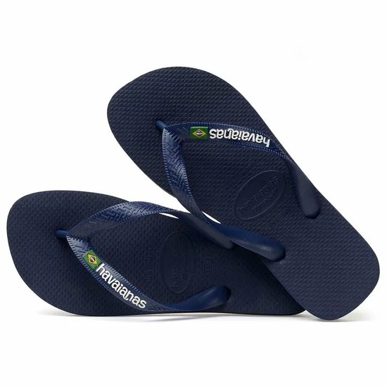 Havaianas Brasil Logo Unisex Slippers - Navy Blue - Maat 35/36 14 Havaianas Brasil Logo Unisex Slippers - Navy Blue - Maat 35/36 - Afbeelding 12
