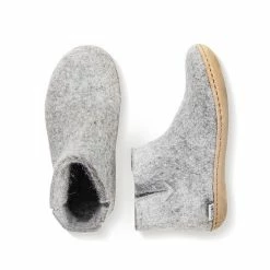 Glerups Laars Met Leren Zool-Grijs-38 -Dames-schoenen Verkoop 550x550 303