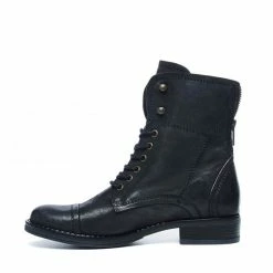 Manfield - Dames - Zwarte Veterlaarsjes - Maat 41 -Dames-schoenen Verkoop 550x550 37