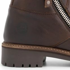 Travelin' Vartae Dames Enkellaarzen - Wol Gevoerde Boots - Donkerbruin Leer - Maat 40 -Dames-schoenen Verkoop 550x550 67