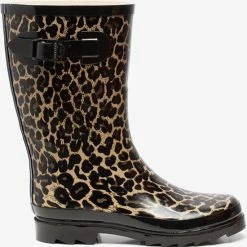 Mountain Peak Dames Regenlaarzen Met Luipaardprint - Bruin - Maat 36 -Dames-schoenen Verkoop 550x551 1