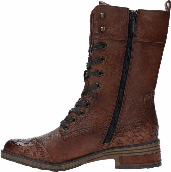 Mustang Dames Veterboot - Cognac - Maat 40 33 Mustang Dames Veterboot - Cognac - Maat 40 - Afbeelding 31