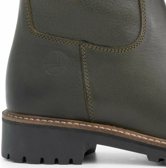 Travelin' Solstad Leren Dames Laarzen - Wol Gevoerde Laars - Olijfgroen/Legergroen Leer - Maat 39 11 Travelin' Solstad Leren Dames Laarzen - Wol Gevoerde Laars - Olijfgroen/Legergroen Leer - Maat 39 - Afbeelding 9