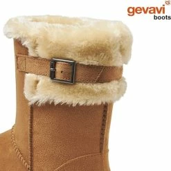 Gevavi Neva Bruin Gevoerde Laarzen Dames -Dames-schoenen Verkoop 550x555 7