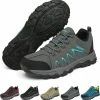 Geweo Wandelschoenen Unisex - Outdoorschoenen - Outdoor Antislip - Waterdicht En Ademend - Extra Comfort - Kerstmis - Kerstfeest - Christmas Gift - Grijs - Maat 42