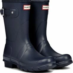 Hunter Dames Regenlaarzen Womens Original Short - Blauw - Maat 38 -Dames-schoenen Verkoop 550x556 5