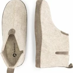 Travelin' Stay-Home Dames Hoge Sloffen - Wollen Pantoffels - Suede Zool - Zand Beige - Maat 38 -Dames-schoenen Verkoop 550x563 2