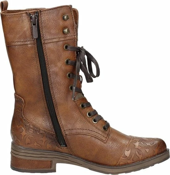 Mustang Dames Veterboot - Cognac - Maat 40 7 Mustang Dames Veterboot - Cognac - Maat 40 - Afbeelding 5