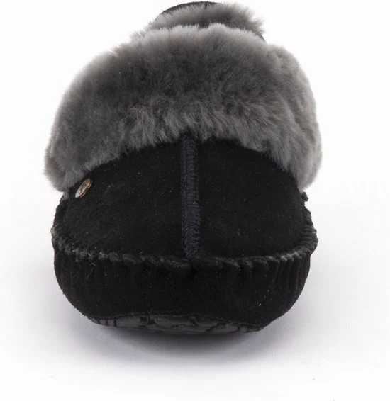 Warmbat Barrine Suede Dames Pantoffels - Black - Maat 42 4 Warmbat Barrine Suede Dames Pantoffels - Black - Maat 42 - Afbeelding 2