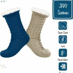 JAXY Huissokken - Huissokken Dames En Heren - Verwarmde Sokken - Anti Slip Sokken - Fleece Sokken - Dikke Sokken - Fluffy Sokken - Slofsokken - Warme Sokken - Bedsokken - Gevoerde Sokken - Winter Sokken - 2 Paar - Petrol + Beige 12 JAXY Huissokken - Huissokken Dames En Heren - Verwarmde Sokken - Anti Slip Sokken - Fleece Sokken - Dikke Sokken - Fluffy Sokken - Slofsokken - Warme Sokken - Bedsokken - Gevoerde Sokken - Winter Sokken - 2 Paar - Petrol + Beige -Dames-schoenen Verkoop 550x567 1