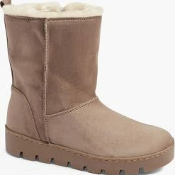 Graceland Beige Boot Gevoerd - Maat 38 -Dames-schoenen Verkoop 550x567