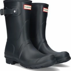 Hunter Dames Regenlaarzen Womens Original Short - Blauw - Maat 38 -Dames-schoenen Verkoop 550x567 5