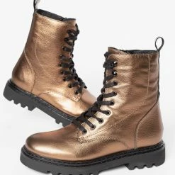 Ann Rocks Ann Rocks Veterboots Brons Leer - Maat 38 12 Ann Rocks Ann Rocks Veterboots Brons Leer - Maat 38 -Dames-schoenen Verkoop 550x570