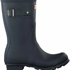 Hunter Dames Regenlaarzen Womens Original Short - Blauw - Maat 38 -Dames-schoenen Verkoop 550x572 4