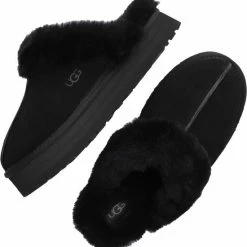 UGG Disquette Dames Sloffen - Black - Maat 40 -Dames-schoenen Verkoop 550x576 1