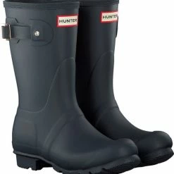 Hunter Dames Regenlaarzen Womens Original Short - Blauw - Maat 38 -Dames-schoenen Verkoop 550x579 5