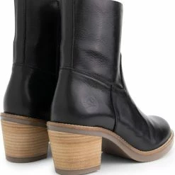 Travelin' Morlaix Dames Leren Enkellaarzen Met Hak - Nette Schoenen Vrouwen - Zwart Leer - Maat 39 -Dames-schoenen Verkoop 550x580 2