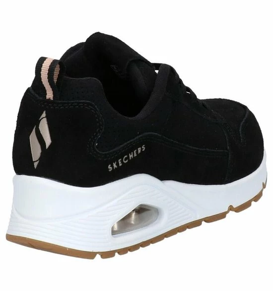 Skechers Uno-Two For The Show Dames Sneakers - Black - Maat 36 10 Skechers Uno-Two For The Show Dames Sneakers - Black - Maat 36 - Afbeelding 8
