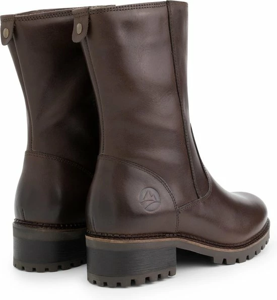 Travelin' Skjolden Leren Dames Laarzen - Wol Gevoerde Laars - Donkerbruin Leer - Maat 41 6 Travelin' Skjolden Leren Dames Laarzen - Wol Gevoerde Laars - Donkerbruin Leer - Maat 41 - Afbeelding 4