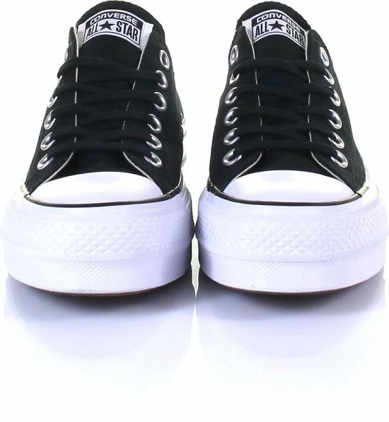 Converse Chuck Taylor All Star Lift Ox Lage Sneakers - Dames - Zwart - Maat 37 13 Converse Chuck Taylor All Star Lift Ox Lage Sneakers - Dames - Zwart - Maat 37 - Afbeelding 11