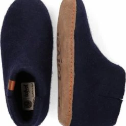 Tofvel Mula Pantoffels Blauw Uni (s) (TF1000-68) -Dames-schoenen Verkoop 550x597