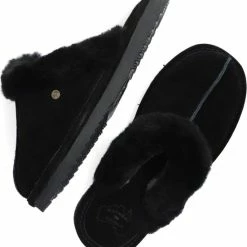 Warmbat Lismore Suede Dames Pantoffels - Black - Maat 37 -Dames-schoenen Verkoop 550x599 1