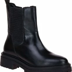 Geox Zwarte Korte Laars -Dames-schoenen Verkoop 550x603