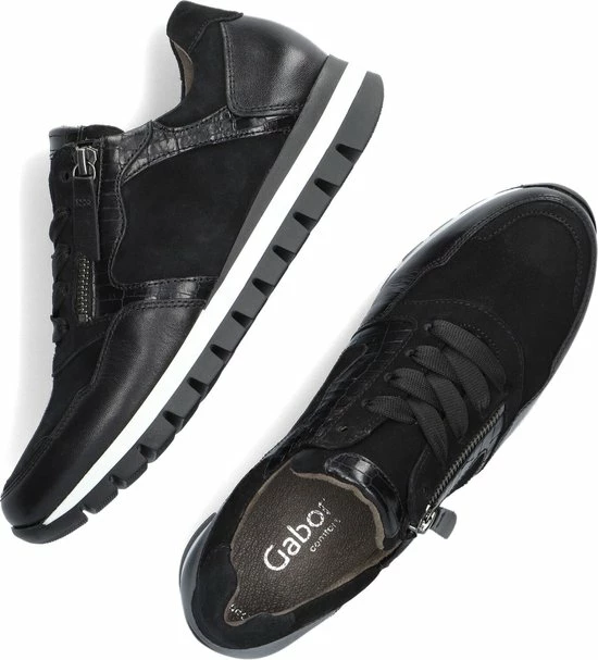 Gabor 96.438 Dames Sneakers - Zwart - Maat 38 7 Gabor 96.438 Dames Sneakers - Zwart - Maat 38 - Afbeelding 5