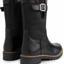 Travelin' Gyland Leren Dames Laarzen - Wol Gevoerde Laars - Zwart Leer - Maat 39 -Dames-schoenen Verkoop 550x609 3
