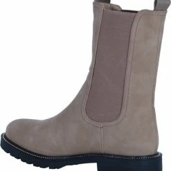 POSH By Poelman LEA Dames Chelsea Laarzen - Beige - Maat 38 -Dames-schoenen Verkoop 550x612 4