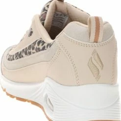 Skechers Uno Wild Streets Dames Sneakers - White/Leopard - Maat 39 -Dames-schoenen Verkoop 550x614 1