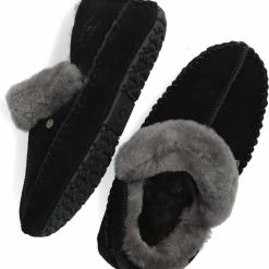 Warmbat Barrine Suede Dames Pantoffels - Black - Maat 42 32 Warmbat Barrine Suede Dames Pantoffels - Black - Maat 42 -Dames-schoenen Verkoop 550x616 1